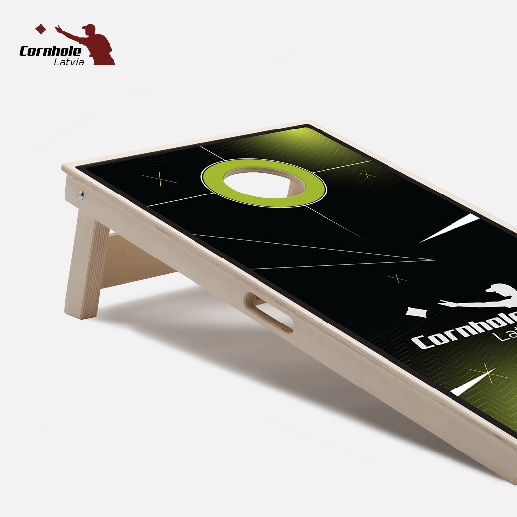 Cornhole Latvia PRO dēļi (18mm) - Neon Pro 2025