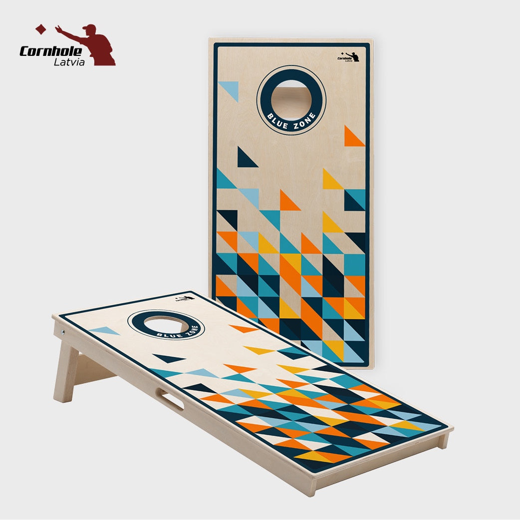 Cornhole Latvia spēles komplekts (15mm) - Ģeometrija