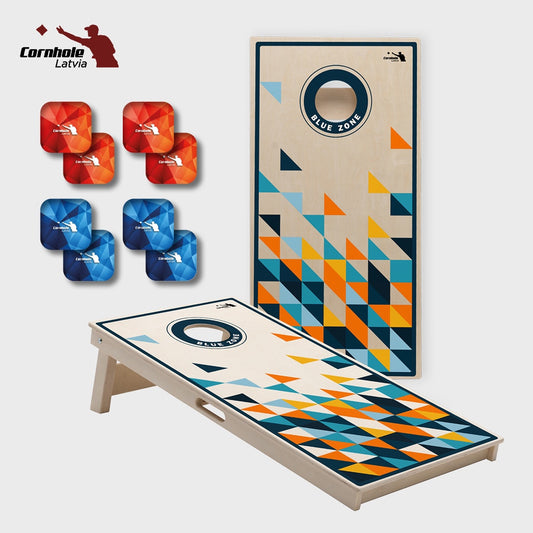 Cornhole Latvia spēles komplekts (15mm) - Ģeometrija